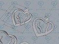 Кулон подвеска в форме сердца номер 0